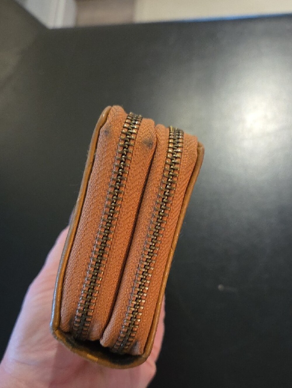 Matt & Nat Tan Zip-Around Vegan Leather Wallet - Picture 6 of 11